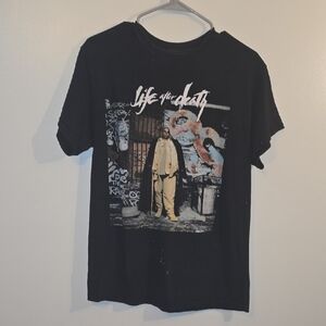 Life After Death Notorious B.I.G. Biggie Smalls Black Graphic T-Shirt LOT M